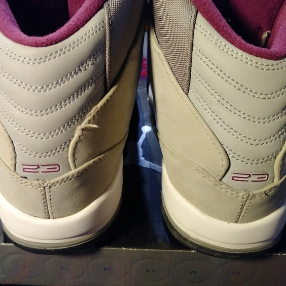 NIKE AIR JORDAN GRANITE SANGRIA GREY PURPLE SZ 6Y - Picture 3 of 5